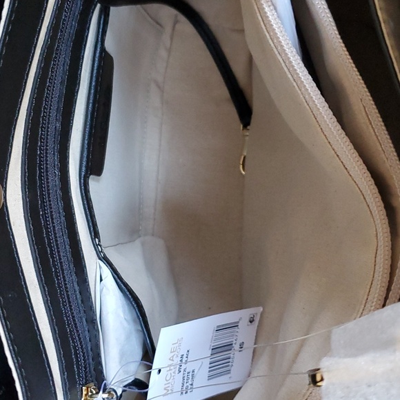 MICHAEL  Michael Kors Vivian Leather Tote NWT - Picture 7 of 17